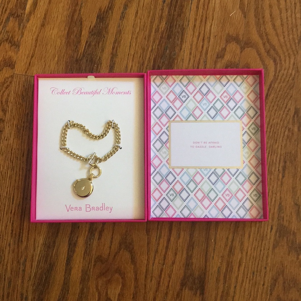 Vera Bradley bracelet with picture charm
